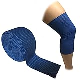 10 METRES OF STEROGRIP BLUE ELASTIC CATERING SUPPORT BANDAGE CHEFS TUBIGRIP ARM ELBOW KNEE THIGH CALF ANKLE SIZE D by Steroplast