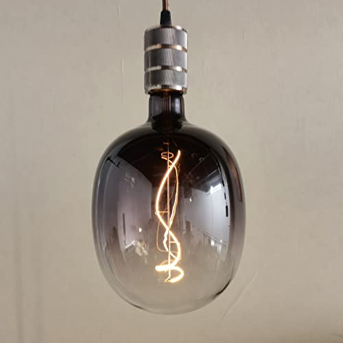 SD LUX Vintage LED Globe Leuchtmittel 5W Doppelspirale E27 XXL LED Leuchtmittel 400LM (40W Ersatz) dimmbar Schraubsockel Edison Glühbirne Pendelleuchte Warmweiß 2700K,1er Pack