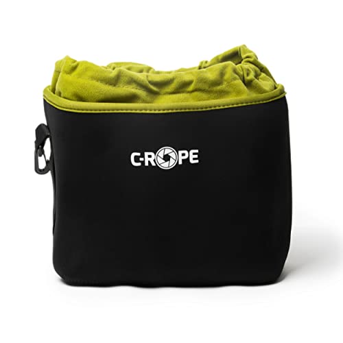 C-Rope Kamerabeutel, Neoprenbeutel, Fleece-Fütterung, wasserabweisend, Kamerazubehör - Größe L