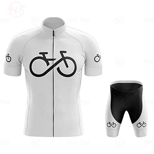 LLYY Schnelltrocknend Atmungsaktives Shirt Radhose,Fahrrad Team Sommer Kurzarm MTB Herren Radtrikot Atmungsaktive Fahrradbekleidung Sets-12_M
