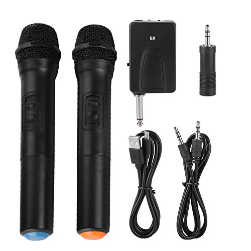 Wireless-Mikrofon, Universal-UKW-Wireless-Handmikrofon mit Empfänger/Antenne für Heim-Karaoke, Meeting, Party, Kirche, DJ
