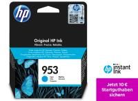 HP Original 953 Druckerpatrone - cyan (F6U12AE)