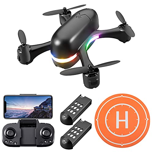 DEVASO Drohne mit Kamera 1080P HD FPV Kamera Live Übertragung Handy mit 30min Flugzeit, Quadrocopter Mini Drohne Spielzeug Geschenk für Kinder, Anfänger