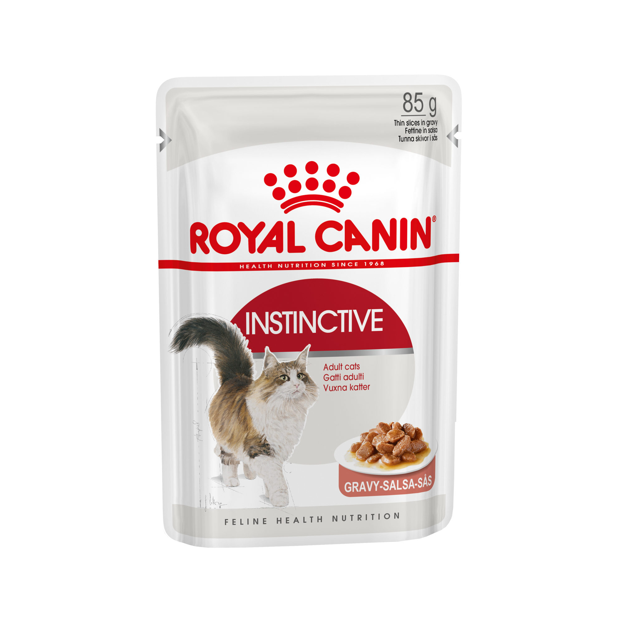 Royal Canin Instinctive Sauce Multipack, Katzenfutter - 12 x 85g Portionsbeutel