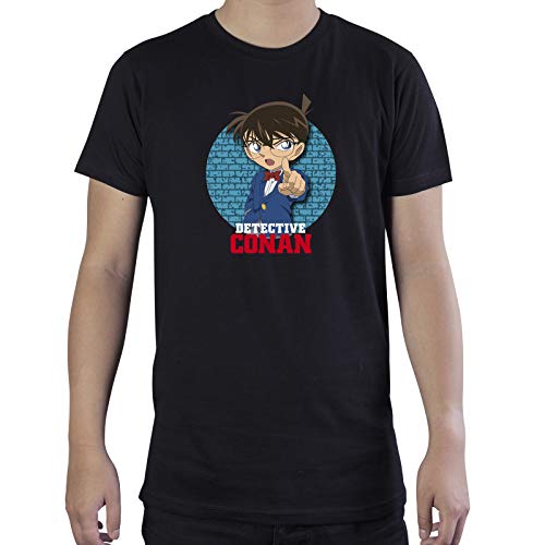 ABYstyle - DETEKTIV Conan - Tshirt Conan Herren schwarz (XL)