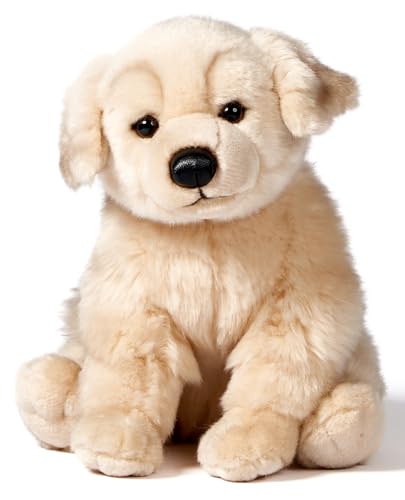 Uni-Toys - Golden Retriever, sitzend - 25 cm (Höhe) - Plüsch-Hund - Plüschtier, Kuscheltier