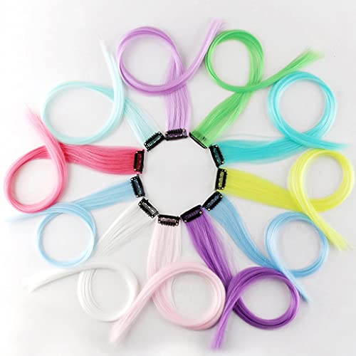 Highlight One Clip In Hair Extension 11 Color Clip In Synthetic One Piece Soft Natural Shining Clip In Hair Extensionsc