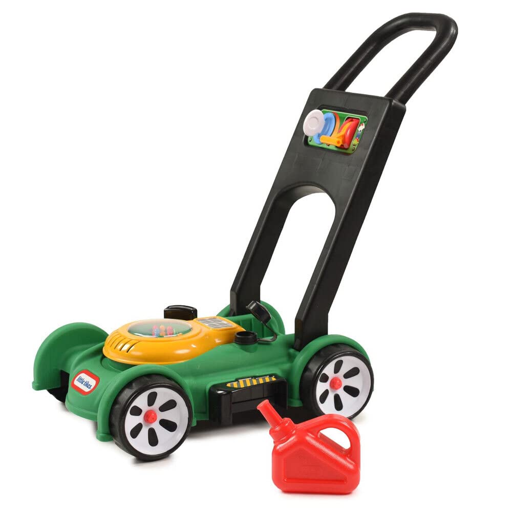 Little Tikes Gas n' Go Mower - Realistischer Rasenmäher für das Spielen im Freien - Kinderspielzeug für den Garten mit mechanischen Geräuschen, beweglichen Gashebel und Benzinkanister. Ab 18 Monaten
