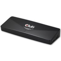 Club3D SenseVision USB 3.0 4K Docking Station - Docking Station - USB - DVI, HDMI, DP - GigE