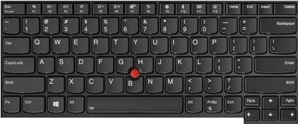 Lenovo 01 ax394 Tastatur - Komponenten-zusätzliche Notebook (Tastatur, US International, ThinkPad T470)