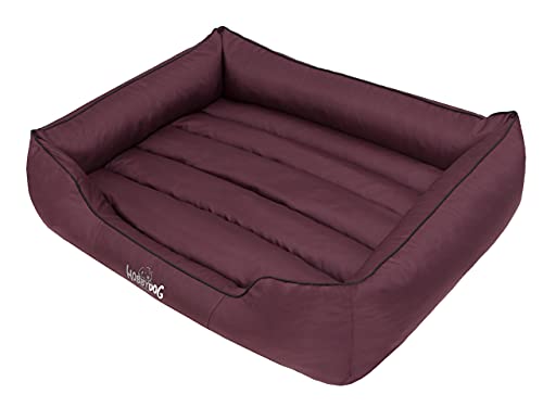 Solides und langlebiges Hundebett, Sofa für Haustiere mit ausziehbarer Matratze, Flexibles Bett mit bequemer Matratze, schmutz und kratzfestes Hundesofa.