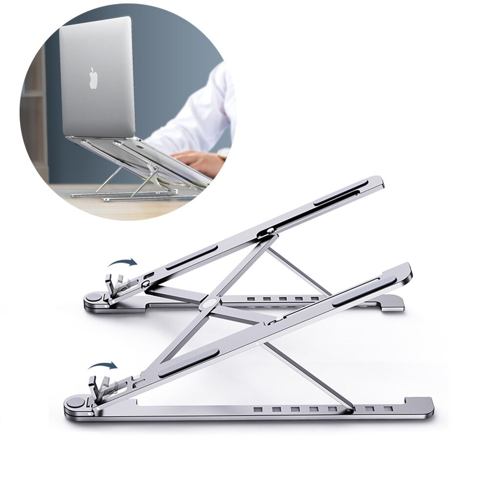 Aluminiumlegierung Tablet Halterung faltbare tragbare Laptop Stand Holder Rack Pad Halter