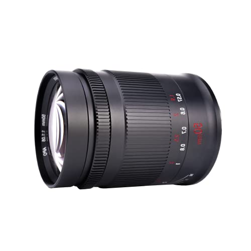 7artisans 50 mm f1.05 große Blende Vollrahmen manueller Fokus Objektiv kompatibel mit Panasonic/Leica/Sigma L-Mount Series Kameras