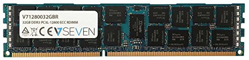 V7 V71280032GBR Server DDR3 DIMM Arbeitsspeicher 32GB (1600MHZ, CL11, PC3-12800, 240pin, 1.35 Volt, Registered ECC)
