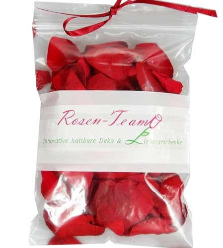 Rosen-Te-Amo Echte rote Rosenblüten -30gr - Konservierte Rosenblätter ideal für Weihnachten, Valentinstag, Hochzeit und Party