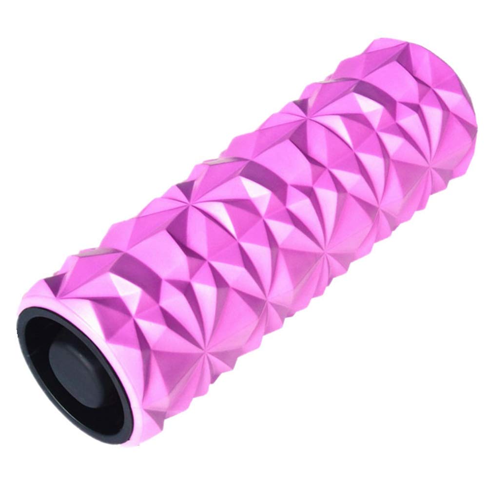Rückenrolle Rolle Für Rücken Schaumstoffrolle Muskelroller Massagestab Massage Roller Stick Beinrolle Trigger Point Foam Roller purple,33cm