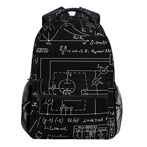 Oarencol Electrotechnical Formulas Plots Schemes Rucksack Büchertasche Daypack Reise Schule College Bag