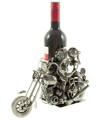 edler Flaschenhalter aus Metall Flaschenständer Motorrad