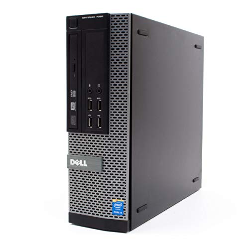 DELL Optiplex 7020 SFF Ultra Fast Desktop Computer - Intel i7-4770K 16GB DDR3 RAM 480GB SSD Solid State Disk Windows 10 Pre-Installed and Activated - WiFi Connection Included (Renewed)