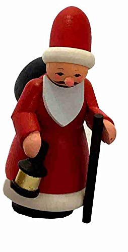 Rudolphs Schatzkiste Miniaturfigur Weihnachtsmann Höhe 7,5cm NEU Holzfigur Weihnachtsfigur Weihnachtsdeko