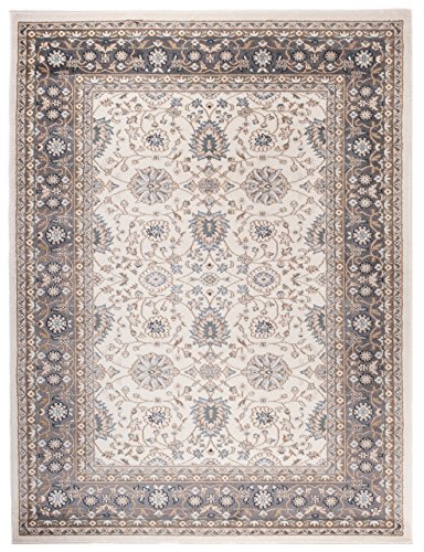 Carpeto Orientteppich Teppich Beige 180 x 250 cm Ornamente Klassisch Muster - Wohnzimmer Schlafzimmer Esszimmer