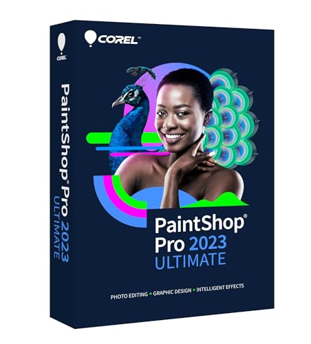 Corel PaintShop Pro 2023 | Photo editing and graphic design software + a creative collection | Features supported by AI | Ultimate | 1 Gerät | 1 Benutzer | PC | Code [Kurier]
