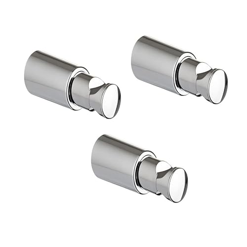 3 ABS-Wandkonsole für Badheizkörper - Rohrdurchmesser von Ø 15 bis 28 mm, Rohrabstand 11 bis 22 mm - Traglast 90 kg - Weiß