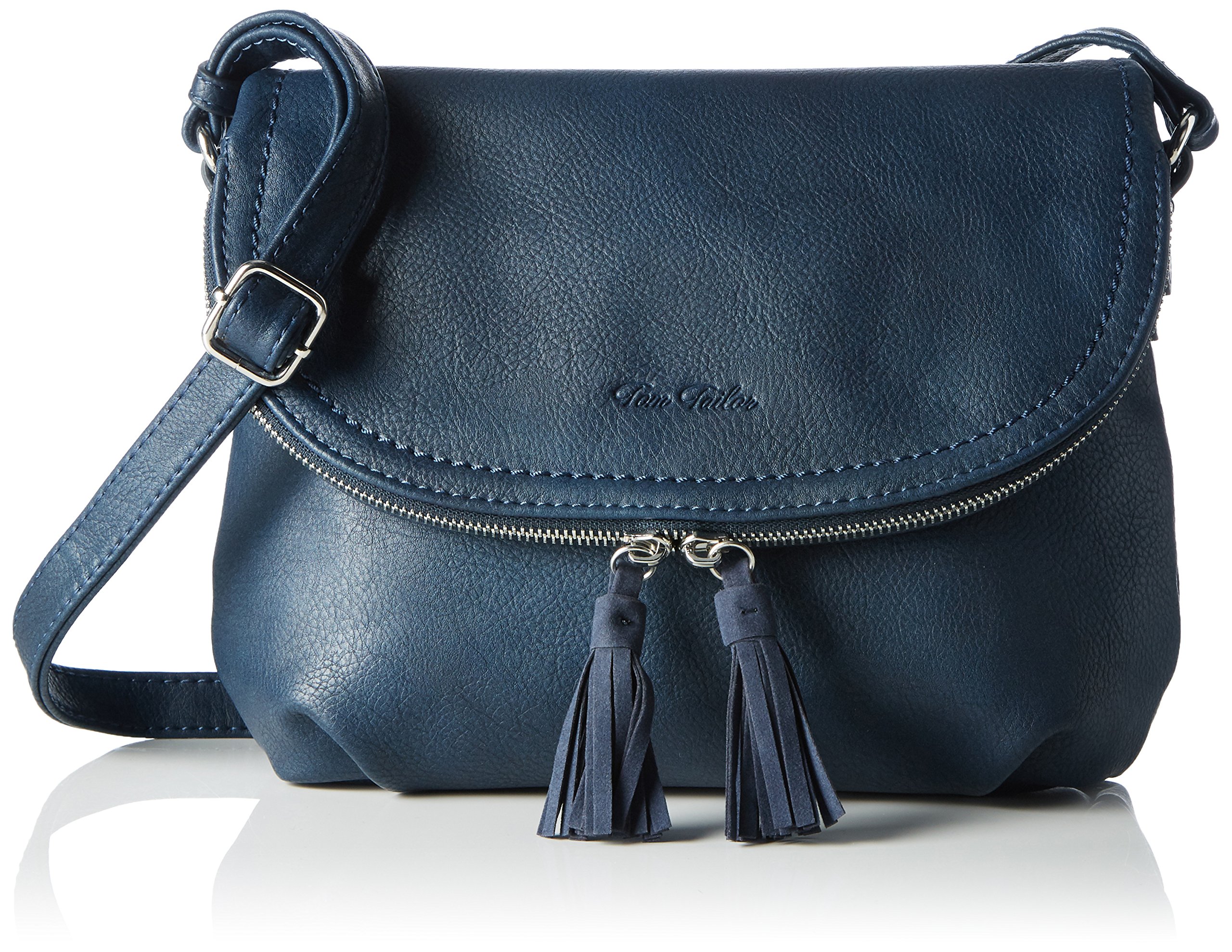 TOM TAILOR Lari Damen Umhängetasche Crossbody Bag Mittelgroß Blau