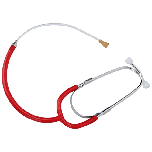 Audiphones Stethoskop, Einfach zu Bedienendes HöRgeräT, Stethoskop, MetalllautstäRke, GeräUscherkennung, Leicht FüR zu Hause (Rot)
