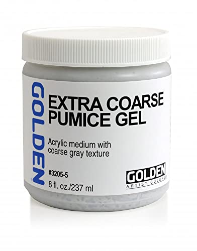 Golden - Acryl Medium - Bimssteingel - 236 ml - Extra Grob