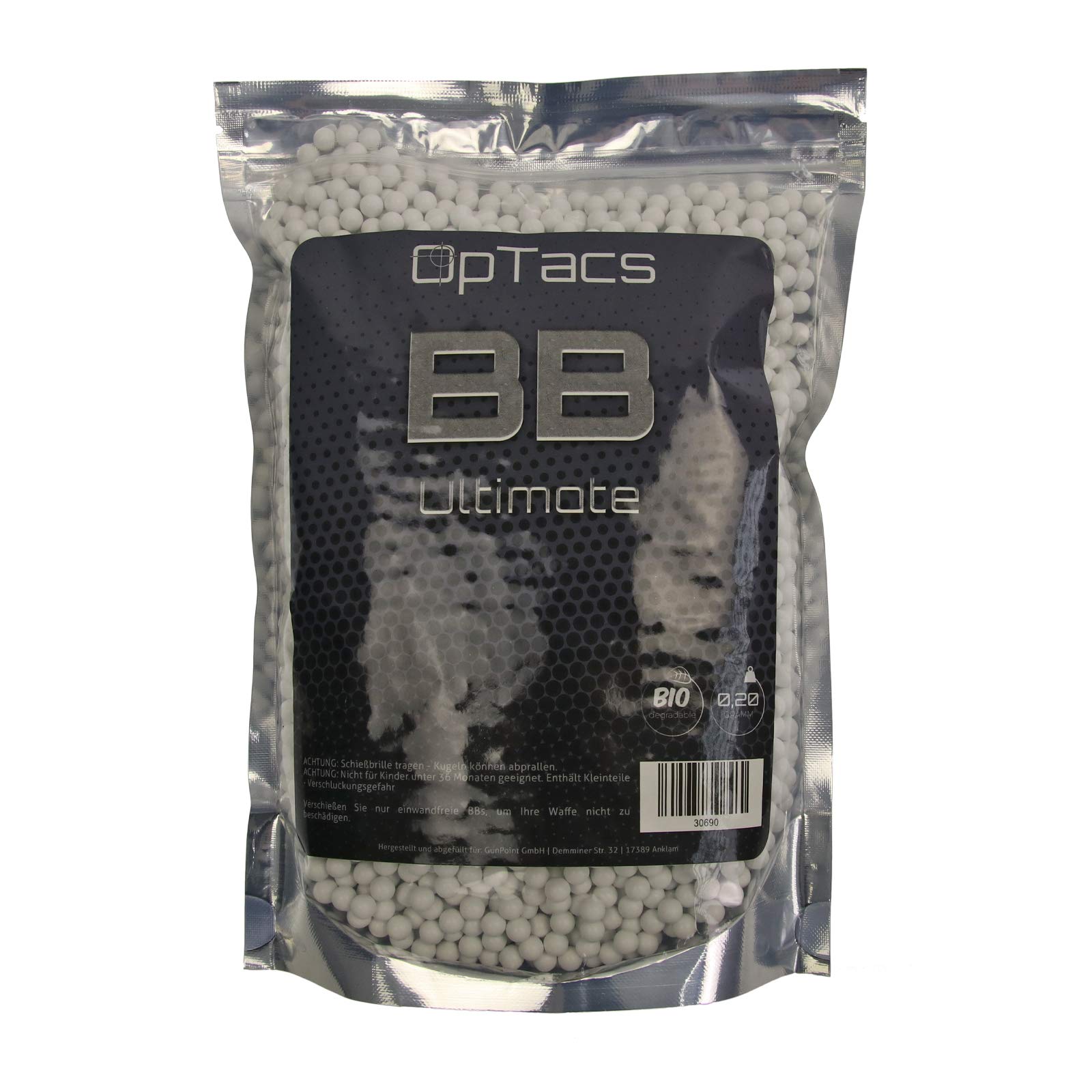 OpTacs Softair - Kugeln Ultimate Bio BBS 0,20 g 5000 STK. / Airsoft Munition