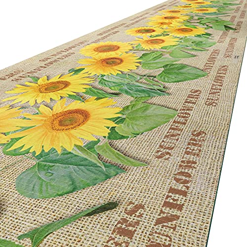 ANRO Küchenteppich Küchenläufer Teppich Läufer Küche waschbar rutschfest Juta Abwaschbar 300 x 52cm