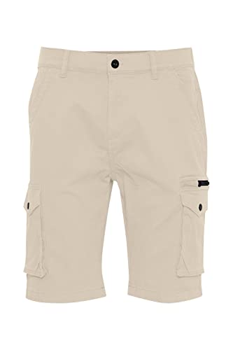 Indicode IDRonjo Herren Cargo Shorts Bermuda Kurze Hose mit Gürtelschlaufen Stretch-Anteil Regular Fit, Größe:3XL, Farbe:Fog (004)