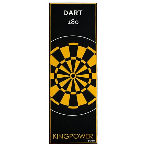 Kingpower Dart Darts Teppich Matte Dartteppich Dartmatte Läufer Oche Bodenschutz für Dartscheibe Sport Abstand Schutzmatte Abwurflinie Zubehör Auswahl, Auswahl:Design 6-237 x 80 cm