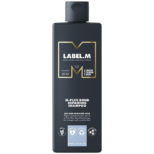 M-Plex Bond Repairing Shampoo: Advanced Formula with Keratin, Amino Acids & Natural Oils for Strengthening, Restoring Damaged Hair & Enhancing Shine - Vegan, Cruelty-Free, Eco-Friendly - Gentle Cleansing - 300 mL