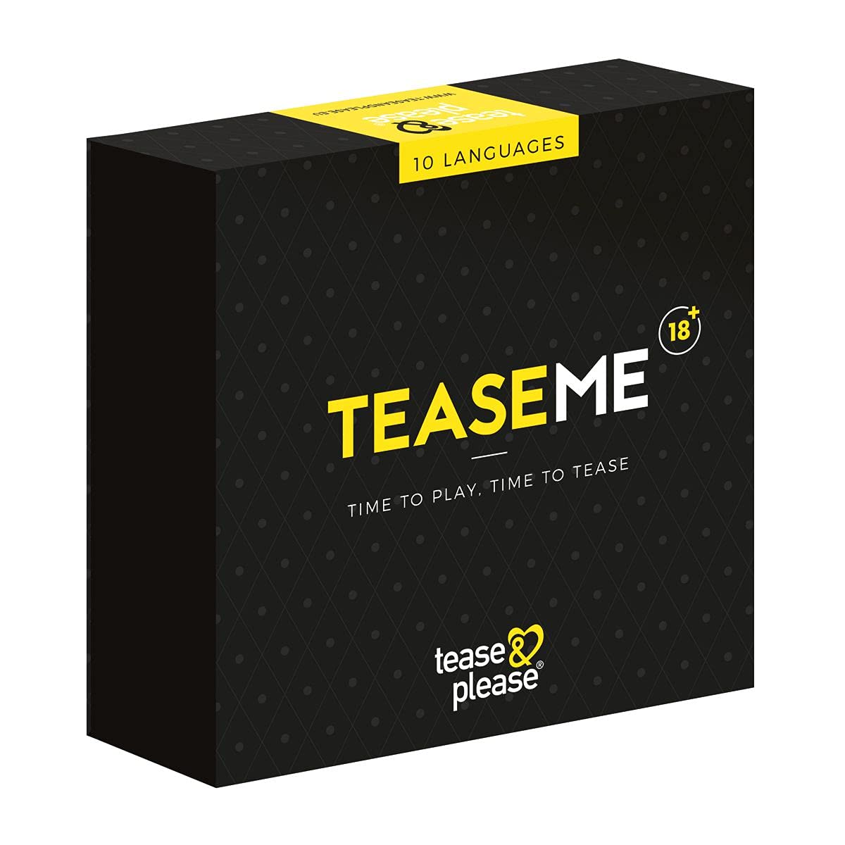 Tease & Please TeaseMe Game (10 Sprachen) - Spiele für Erwachsene zum Necken mit inkludierten Attributen - Erotische Spiele mit Rollenspiel für etwas Spaß im Schlafzimmer für Erwachsene