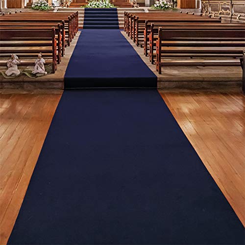 Floordirekt Gangläufer | Hochzeitsläufer | Hochzeitsteppich | Premium Teppichläufer | Messeteppich | VIP Eventteppich | Schwer entflammbar | Viele Farben & Größen (200 x 3000 cm, Blau 621)