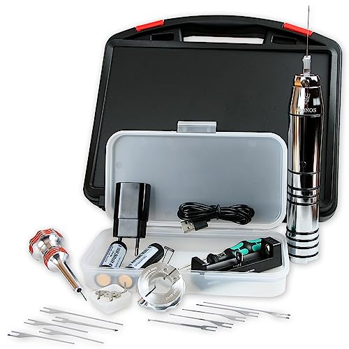 Elektropick KRONOS ® Komplett Set im Koffer - Original Multipick ® Lock-Picking Werkzeuge für Profi Lockpicker