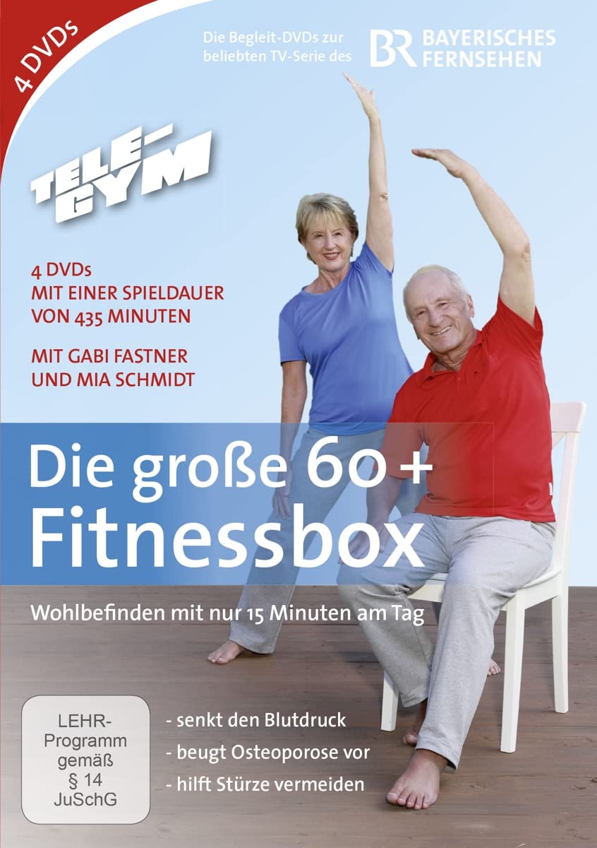 TELE-GYM Die große 60+ Fitnessbox [4 DVDs]