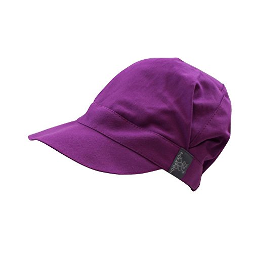 PICKAPOOH Schirmmütze Rico für Kinder und Erwachsene mit UV-Schutz Bio-Baumwolle, Dahlia Gr. 50