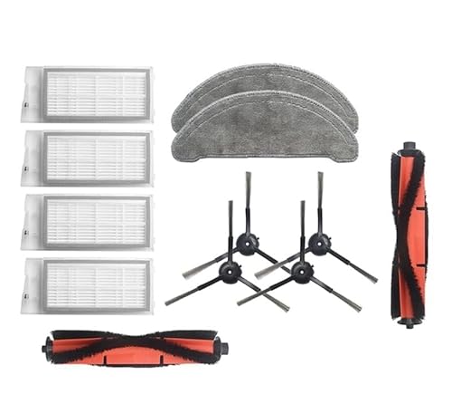 MEIHAOLI 1set Rollenbürsten-Seitenbürsten HEPA-Filter kompatibel for Roboter-Staubsauger-Zubehör