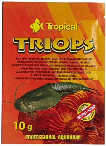 Tropical Triops Futter für Urzeitkrebse, 10er Pack (10 x 10 g)
