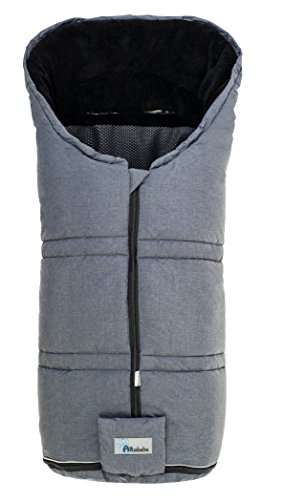 Altabebe AL2278SXP-01 Sympatex Winterfußsack für Kinderwagen und Buggy, Alpin Kollektion, grau