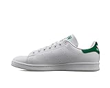 adidas Herren Stan Smith Sneaker, Cloud White/Cloud White/Green, 36 2/3 EU