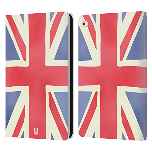 Head Case Designs Union Jack Das Beste Von London Leder Brieftaschen Handyhülle Hülle Huelle kompatibel mit Apple iPad Air 2 (2014)