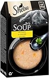 Sheba Multipack Soup - Katzennassfutter im Portionsbeutel - Huhn - 40 x 40g