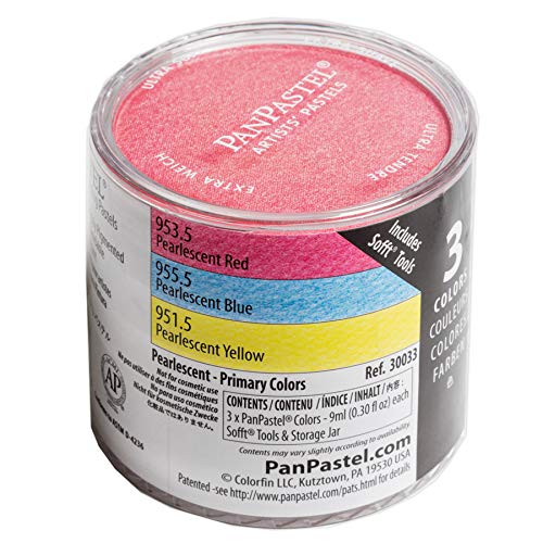 PanPastel Ultra Soft Artist Pastel Set 9ml 3/Pkg-Pearlescent - Primary
