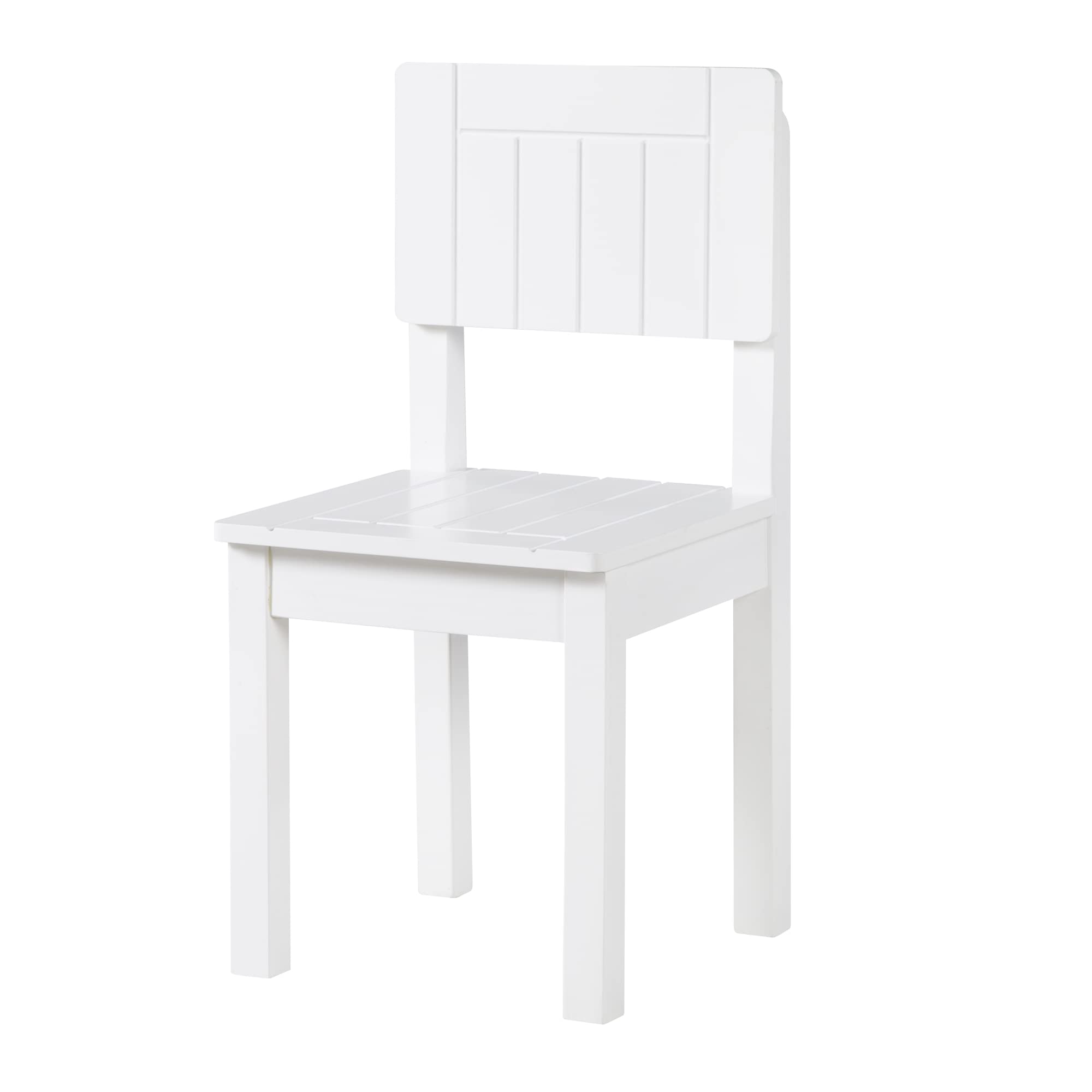 roba Kinderstuhl, Stuhl mit Lehne für Kinder, weiß lackiert, HxBxT: 59x29x29 cm, Sitzhöhe 31 cm