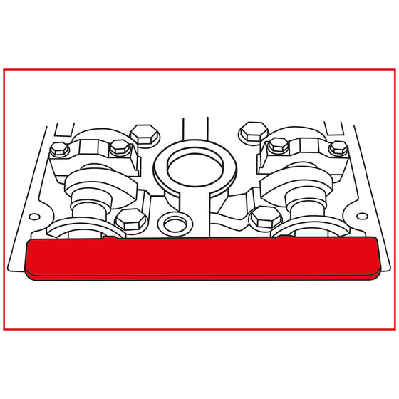 KS Tools 400.3050 Alfa Romeo / Fiat / GM / Opel - Motoreinstell-Werkzeug-Satz, 7-tlg.