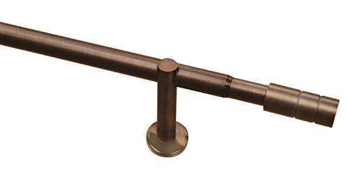 Gardinia Stilgarnitur Zylinder bronze, 100 - 190 cm, Ø 22 - 25 mm